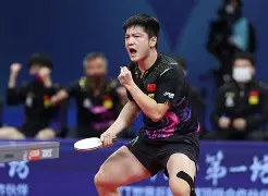 日本乒乓球队鏖战德国乒乓球队，樊振东关键制胜